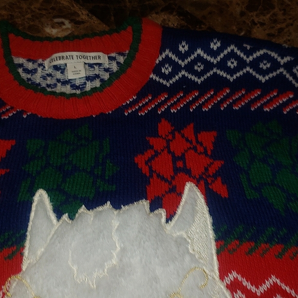 Llama holiday sweater - Picture 4 of 5